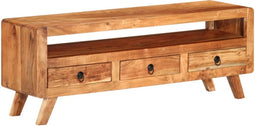 vidaXL - Tv-meubel - 110x30x40 - cm - massief - acaciahout