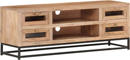 vidaXL - Tv-meubel - 110x30x40 - cm - massief - acaciahout