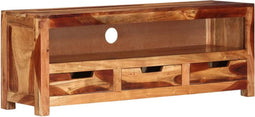 vidaXL - Tv-meubel - 110x30x40 - cm - massief - acaciahout