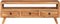 vidaXL - Tv-meubel - 110x30x40 - cm - massief - acaciahout