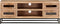 vidaXL - Tv-meubel - 110x30x40 - cm - massief - acaciahout