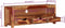 vidaXL - Tv-meubel - 110x30x40 - cm - massief - acaciahout