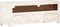 vidaXL - Tv-meubel - 110x30x40 - cm - massief - acaciahout - wit