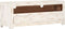 vidaXL - Tv-meubel - 110x30x40 - cm - massief - acaciahout - wit