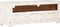 vidaXL - Tv-meubel - 110x30x40 - cm - massief - acaciahout - wit