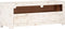 vidaXL - Tv-meubel - 110x30x40 - cm - massief - acaciahout - wit