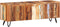 vidaXL - Tv-meubel - 110x30x40 - cm - massief - gerecycled - hout
