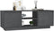 vidaXL - Tv-meubel - 110x30x40 - cm - massief - grenenhout - grijs