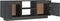 vidaXL - Tv-meubel - 110x30x40 - cm - massief - grenenhout - grijs