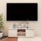 vidaXL - Tv-meubel - 110x30x40 - cm - massief - grenenhout - wit