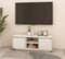 vidaXL - Tv-meubel - 110x30x40 - cm - massief - grenenhout - wit