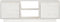 vidaXL - Tv-meubel - 110x30x40 - cm - massief - grenenhout - wit
