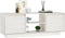 vidaXL - Tv-meubel - 110x30x40 - cm - massief - grenenhout - wit