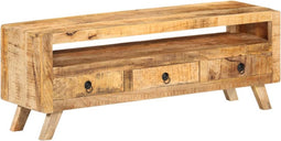 vidaXL - Tv-meubel - 110x30x40 - cm - massief - mangohout