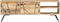vidaXL - Tv-meubel - 110x30x40 - cm - massief - mangohout