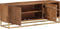 vidaXL - Tv-meubel - 110x30x40 - cm - massief - ruw - mangohout - en - ijzer