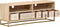 vidaXL - Tv-meubel - 110x30x40 - cm - massief - ruw - mangohout - en - ijzer