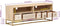 vidaXL - Tv-meubel - 110x30x40 - cm - massief - ruw - mangohout - en - ijzer