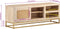 vidaXL - Tv-meubel - 110x30x40 - cm - massief - ruw - mangohout - en - ijzer
