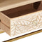 vidaXL - Tv-meubel - 110x30x40 - cm - massief - ruw - mangohout - en - ijzer