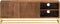 vidaXL - Tv-meubel - 110x30x40 - cm - massief - ruw - mangohout - en - ijzer