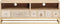 vidaXL - Tv-meubel - 110x30x40 - cm - massief - ruw - mangohout - en - ijzer