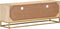vidaXL - Tv-meubel - 110x30x40 - cm - massief - ruw - mangohout - en - ijzer