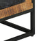 vidaXL - Tv-meubel - 110x30x40 - cm - massief - ruw - mangohout - en - ijzer