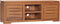 vidaXL - Tv-meubel - 110x30x40 - cm - massief - teakhout