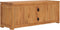 vidaXL - Tv-meubel - 110x30x40 - cm - massief - teakhout
