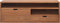 vidaXL - Tv-meubel - 110x30x40 - cm - massief - teakhout