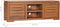 vidaXL - Tv-meubel - 110x30x40 - cm - massief - teakhout