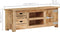 vidaXL - Tv-meubel - 110x30x40 - cm - ruw - mangohout