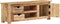 vidaXL - Tv-meubel - 110x30x40 - cm - ruw - mangohout