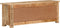 vidaXL - Tv-meubel - 110x30x40 - cm - ruw - mangohout