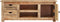 vidaXL - Tv-meubel - 110x30x40 - cm - ruw - mangohout