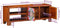 vidaXL - TV-meubel - 110x30x40 - massief - acaciahout - meerkleurig