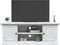 vidaXL - Tv-meubel - 110x30x41 - cm - bewerkt - hout - wit