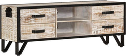 vidaXL - Tv-meubel - 110x30x41 - cm - massief - acaciahout