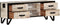 vidaXL - Tv-meubel - 110x30x41 - cm - massief - acaciahout