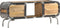 vidaXL - Tv-meubel - 110x30x42 - cm - massief - mangohout