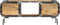 vidaXL - Tv-meubel - 110x30x42 - cm - massief - mangohout