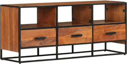 vidaXL - Tv-meubel - 110x30x45 - cm - massief - acaciahout