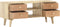vidaXL - Tv-meubel - 110x30x45 - cm - massief - mangohout