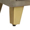 vidaXL - Tv-meubel - 110x30x48 - cm - massief - mangohout - met - messing - grijs