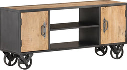 vidaXL - Tv-meubel - 110x30x49 - cm - massief - gerecycled - hout