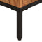 vidaXL - Tv-meubel - 110x30x50 - cm - massief - acaciahout - honingbruin - en - grijs