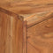 vidaXL - Tv-meubel - 110x30x50 - cm - massief - acaciahout - honingbruin - en - grijs
