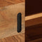 vidaXL - Tv-meubel - 110x30x50 - cm - massief - acaciahout - honingbruin - en - grijs
