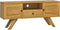 vidaXL - Tv-meubel - 110x30x50 - cm - massief - teakhout